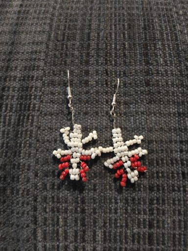 Beaded Axolotl Earrings Beaded Animal Charms